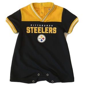 NFL Steelers Onsie Jersey Size 12 Months